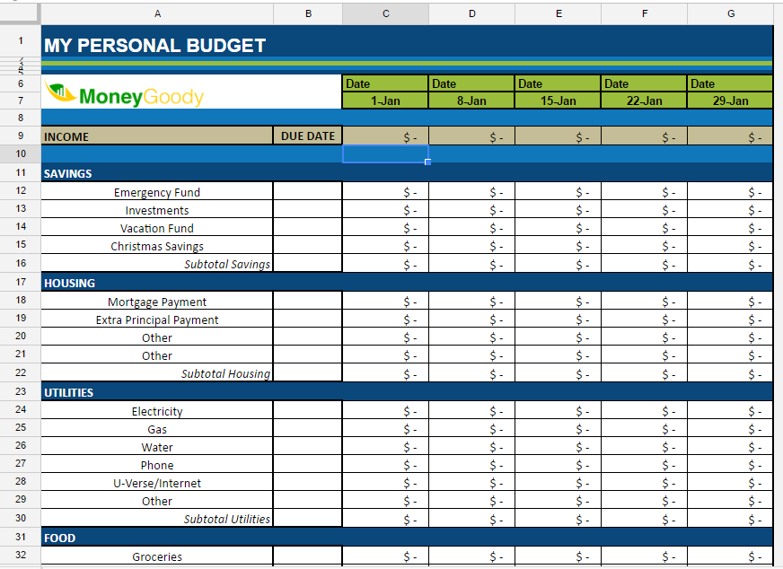Project Budget Spreadsheet Template Project Spreadsheet Template Excel 